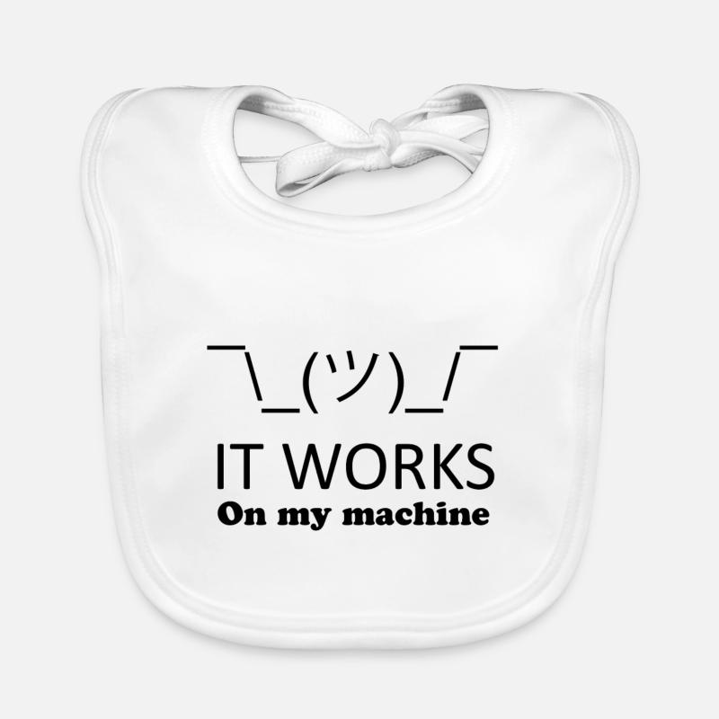 It Work On My Machine Bavoir bio Bébé