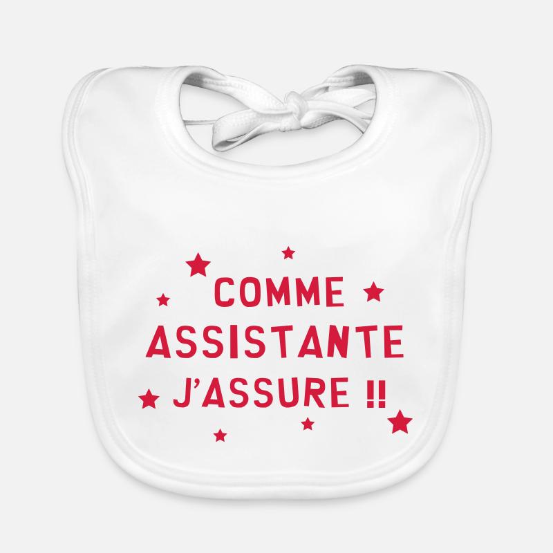 Assistant / Assistante / Adjoint / Secrétaire Bavoir bio Bébé