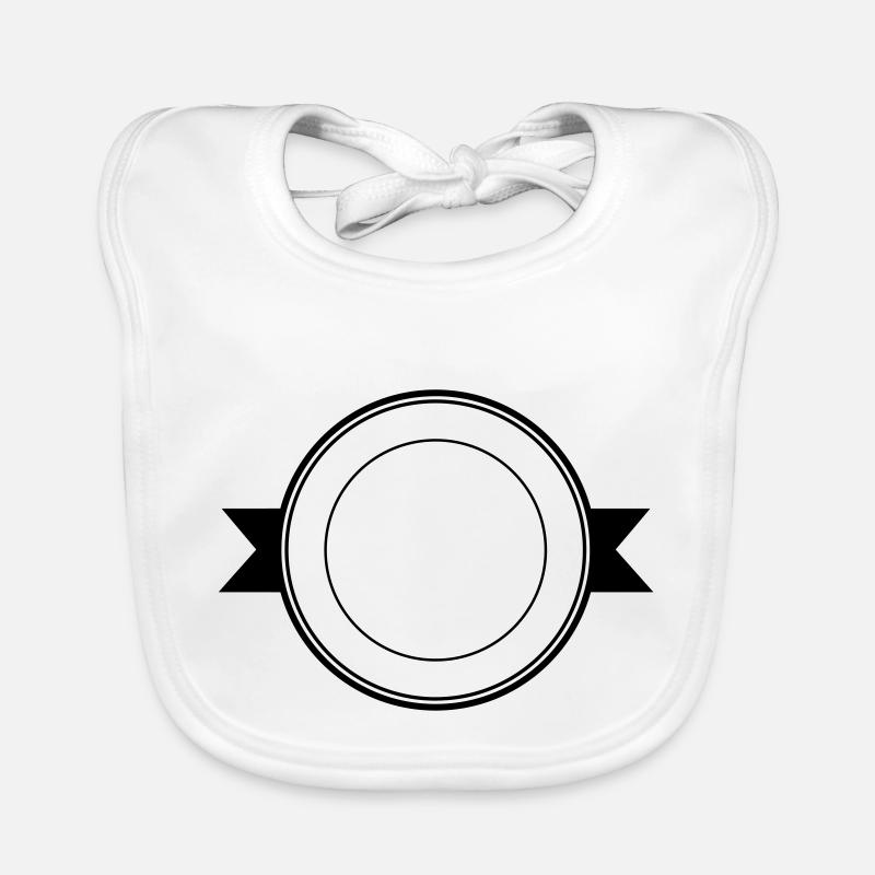 Badge Abzeichen Divisa - Form - Customize it ! Organic Baby Bibs