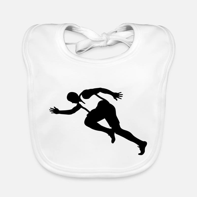 athlétisme Bavoir bio Bébé