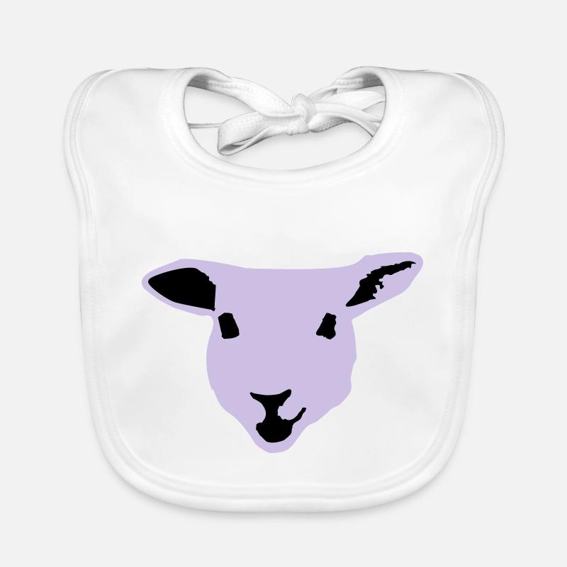 sheep, lamb Organic Baby Bibs