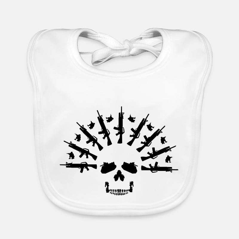 Skulls Organic Baby Bibs