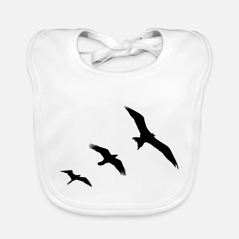 Birds - oiseaux Bavoir bio Bébé