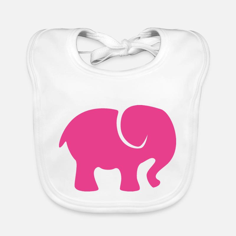 Pink Elefant Baby Bio-Lätzchen