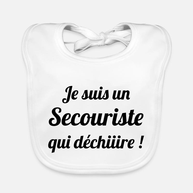 Secourisme / Secouriste / Secours / Secourir Bavoir bio Bébé