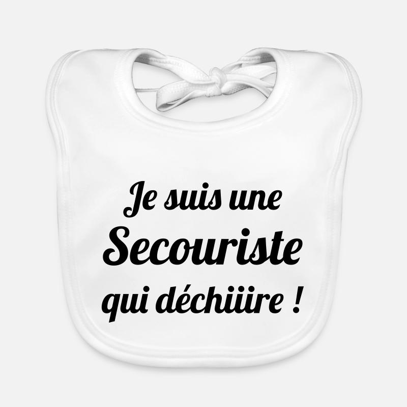 Secourisme / Secouriste / Secours / Secourir Bavoir bio Bébé