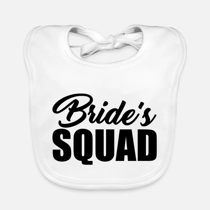Bride's Squad Organic Baby Bibs