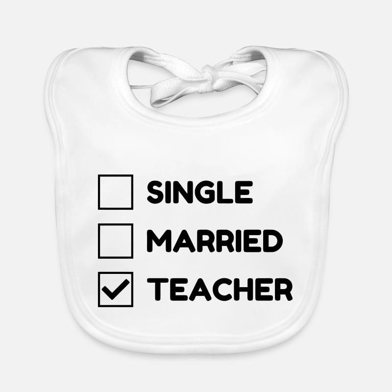 Lehrer / Professor / Schule / Lehrerin / Kind Baby Bio-Lätzchen