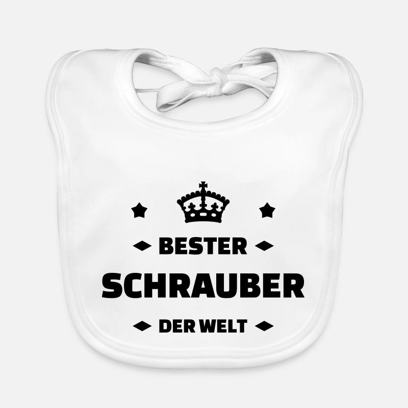 Mechanik / Mechaniker / Auto / Garage Baby Bio-Lätzchen