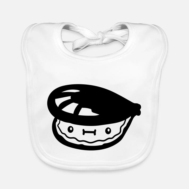 suesse petit coquillage avec visage Bavoir bio Bébé
