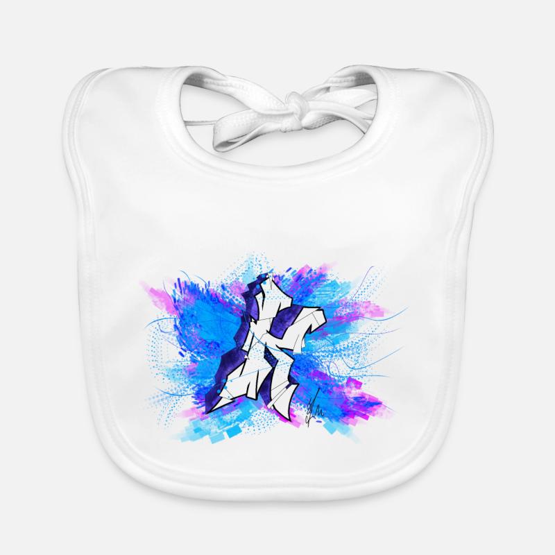 K-Graffiti Organic Baby Bibs