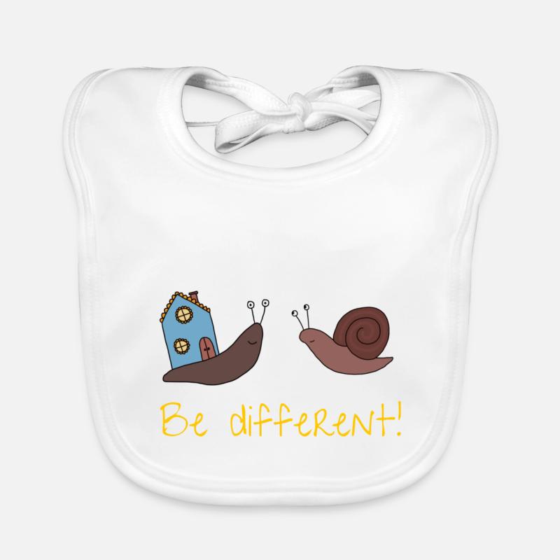 Soyez différent! Bavoir bio Bébé