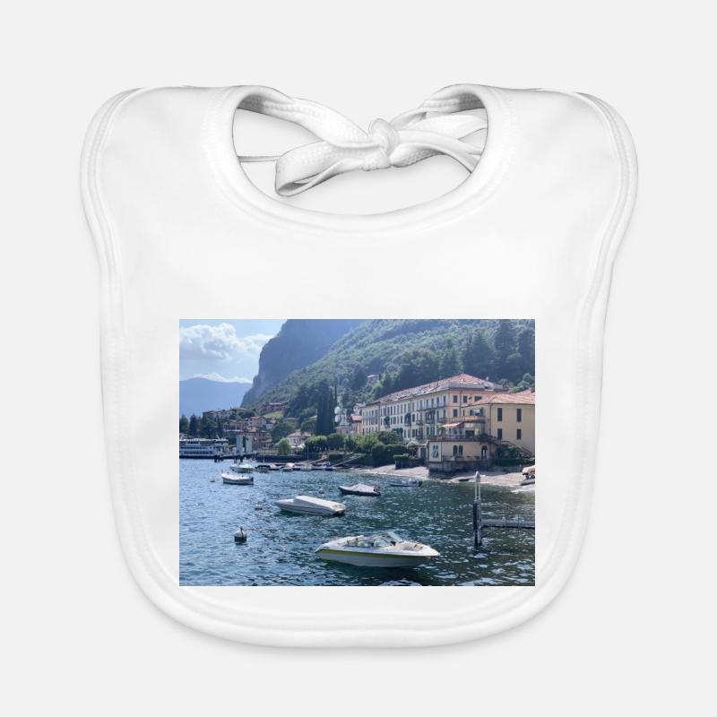 Lac Como / Côme De l’image De l’image Bavoir bio Bébé