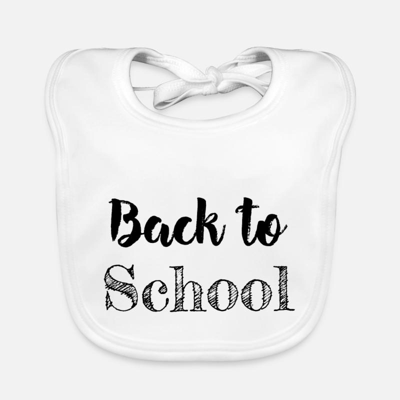 Back To School Organic Baby Bibs