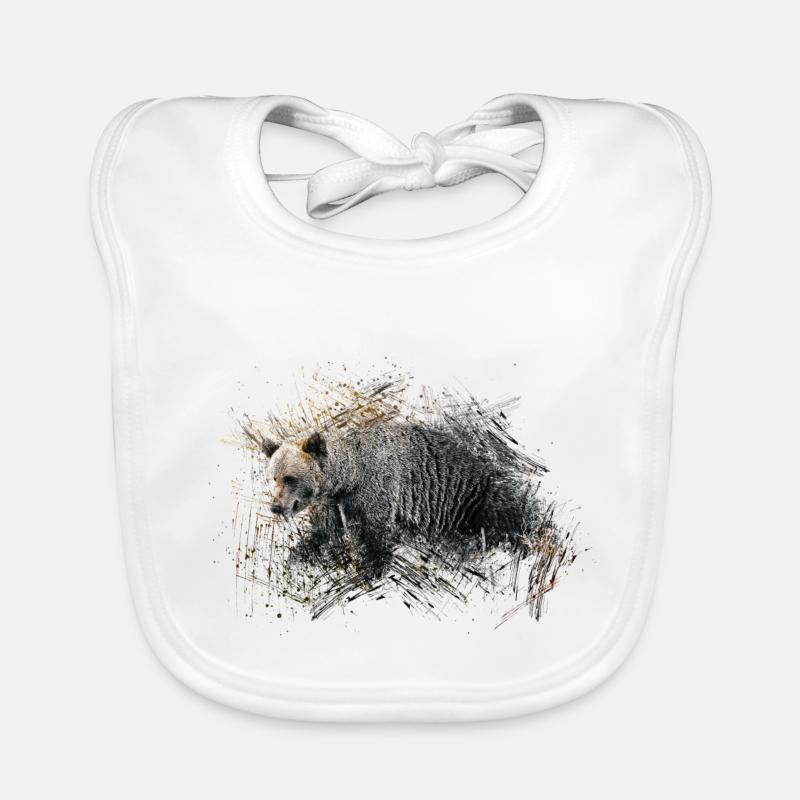 bear Organic Baby Bibs