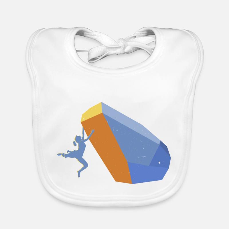 Bouldering Organic Baby Bibs