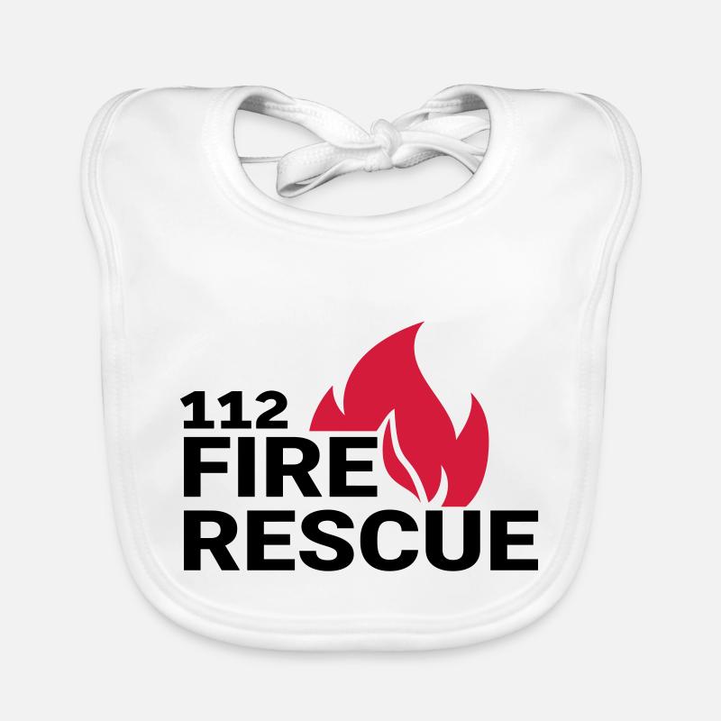 112 firerescue Organic Baby Bibs