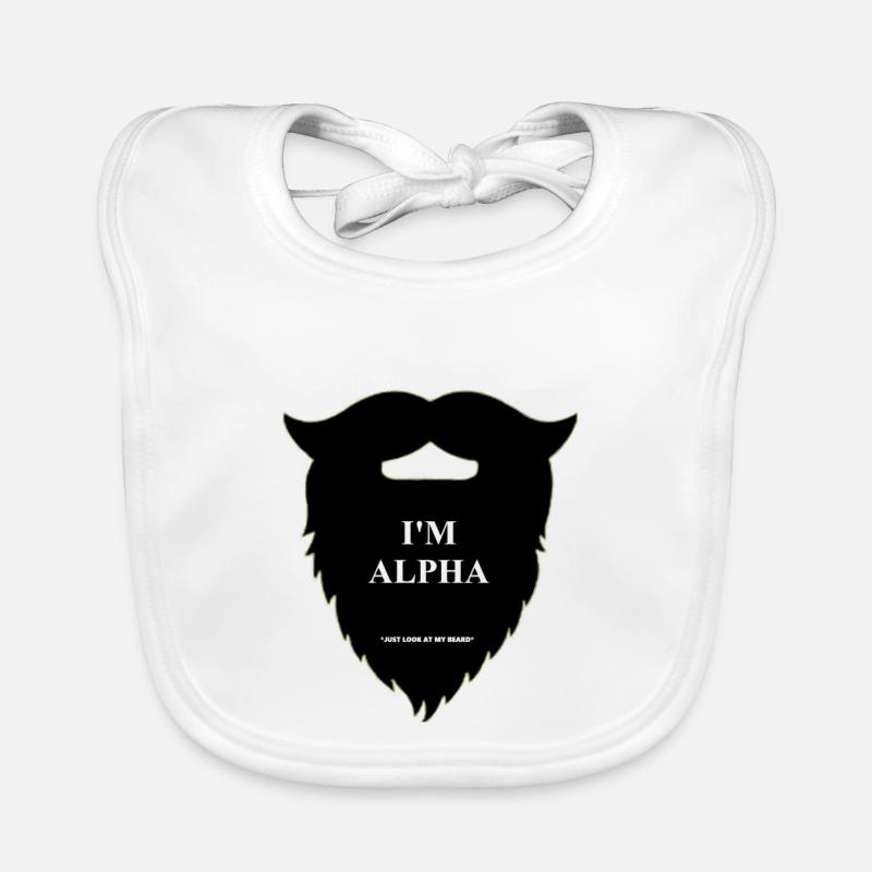 Barbe alpha! Bavoir bio Bébé
