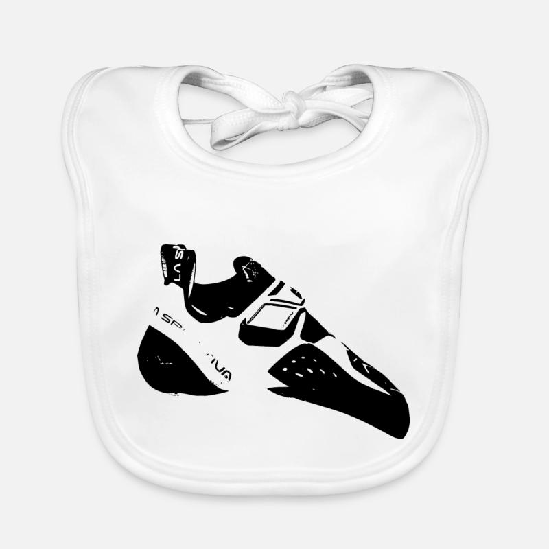 climbing shoe Organic Baby Bibs