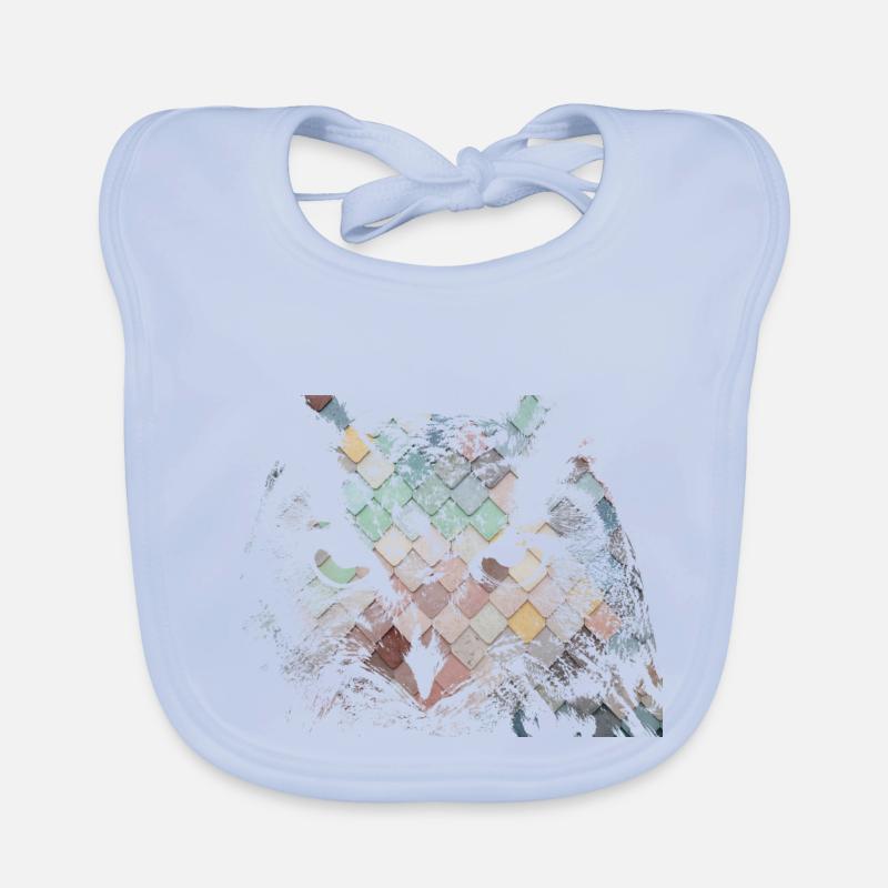Hibou Bavoir bio Bébé