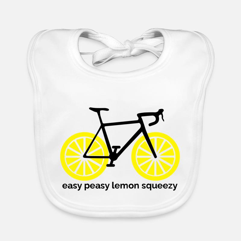 Peasy citron pressé Bavoir bio Bébé
