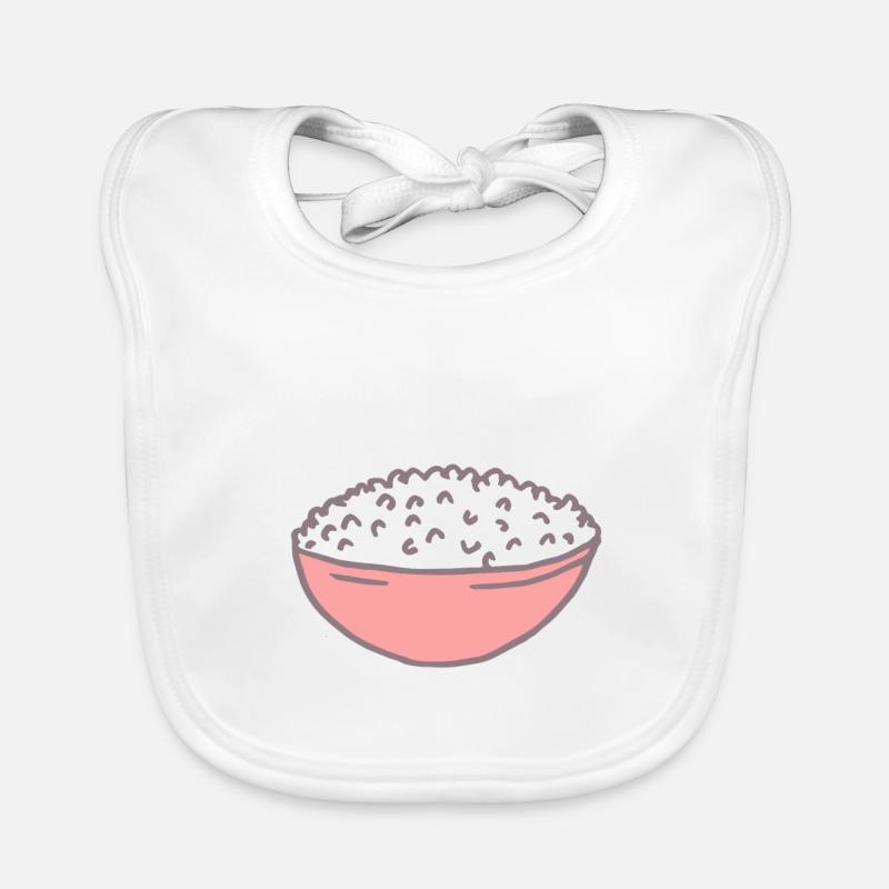 Assiette de riz Bavoir bio Bébé