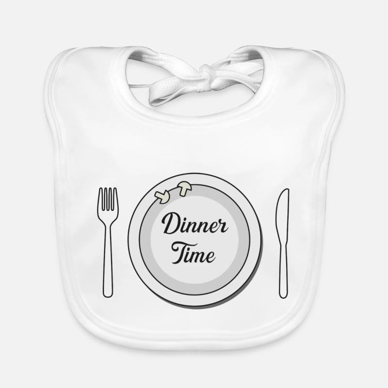 L'heure du dîner Bavoir bio Bébé