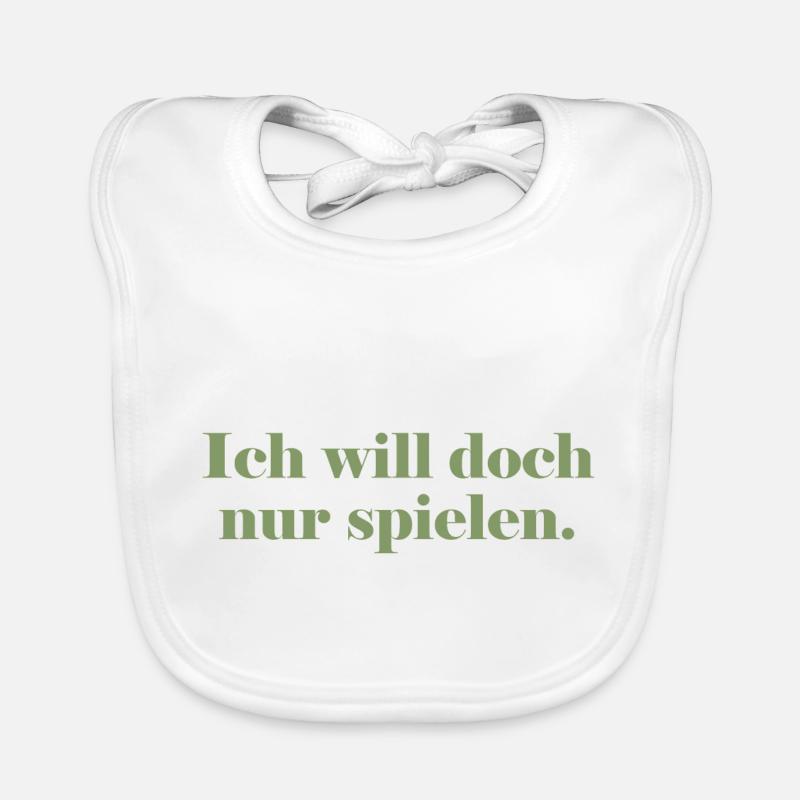 Ich will doch nur spielen Baby Bio-Lätzchen