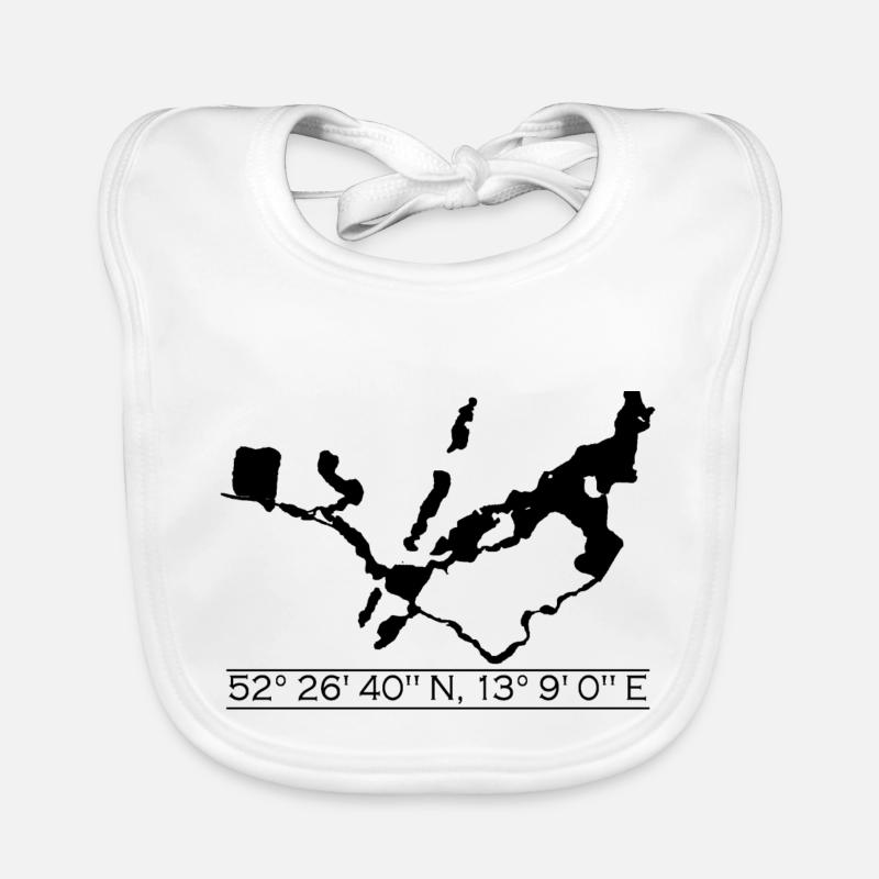 Wannsee | Coordinates | Black Organic Baby Bibs