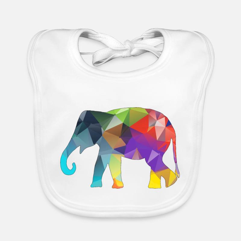 Poly éléphant Bavoir bio Bébé