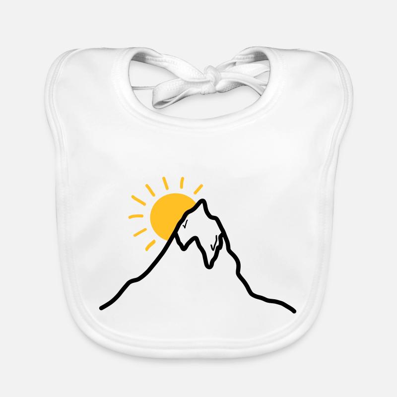 Sunrise - Baby Bio-Lätzchen - Weiß