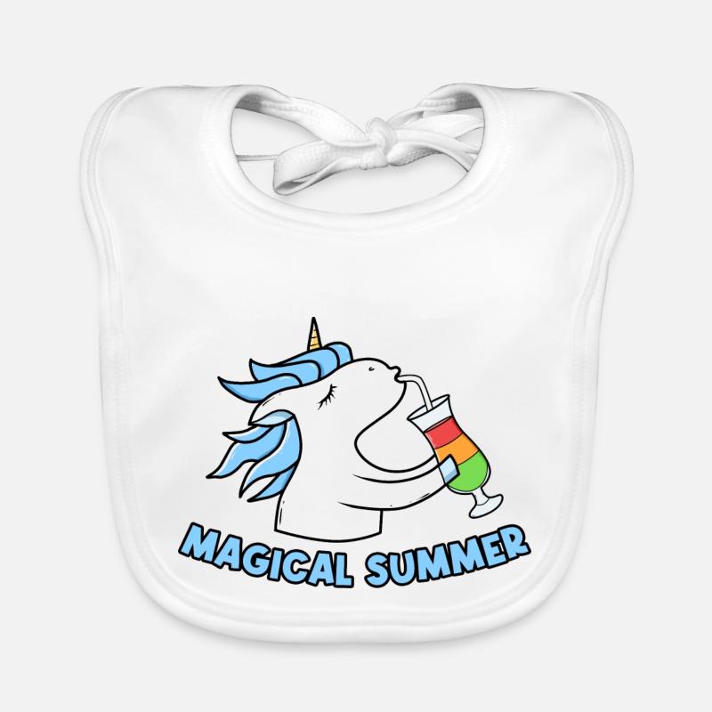 Licorne Magical Summer Bavoir bio Bébé