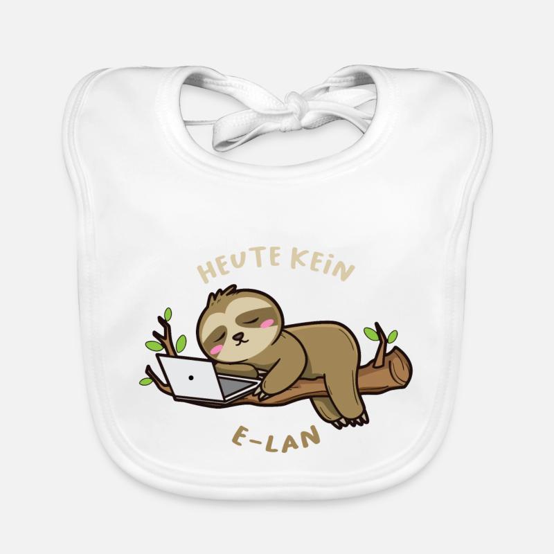 Homeschooling Homeoffice École E - Lan w- Bavoir bio Bébé