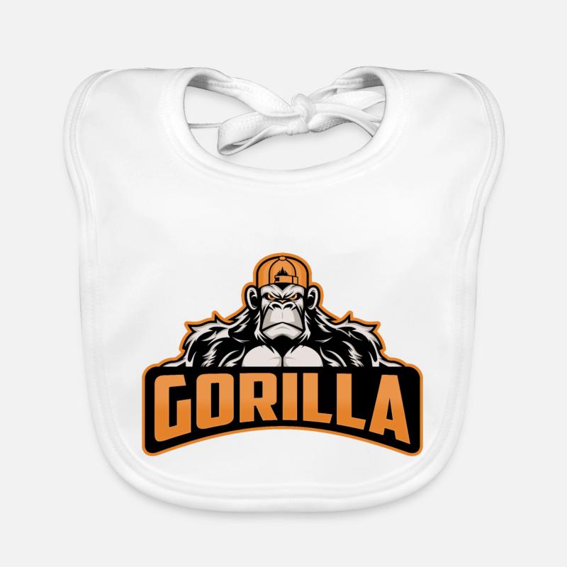 gorille Bavoir bio Bébé