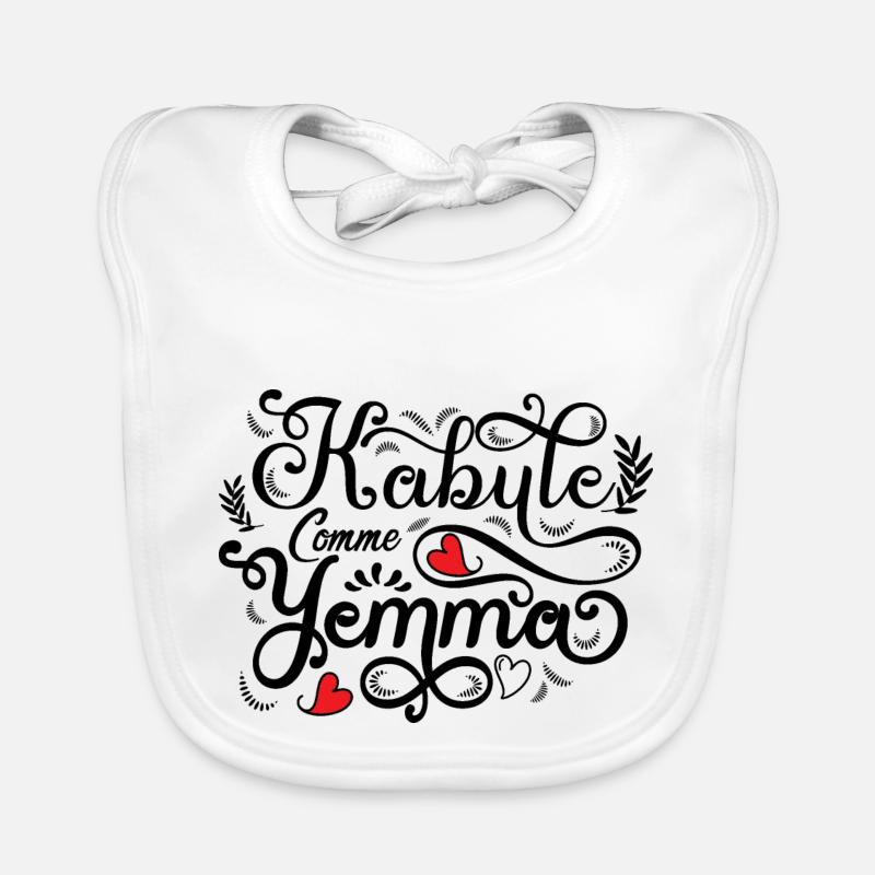 Kabyle comme yemma Bavoir bio Bébé