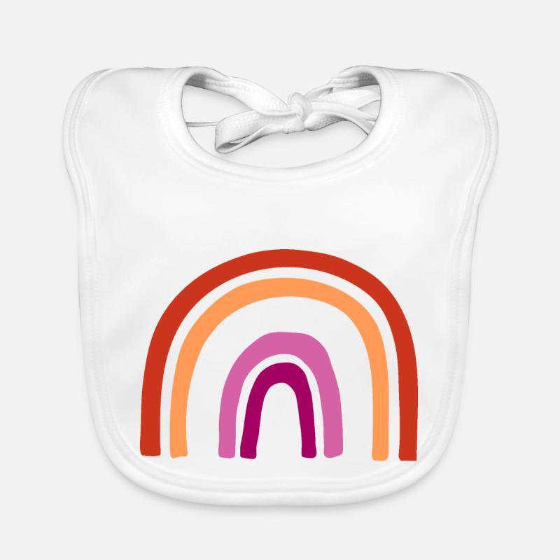 Lesbisch Regenbogen LGBT Baby Bio-Lätzchen