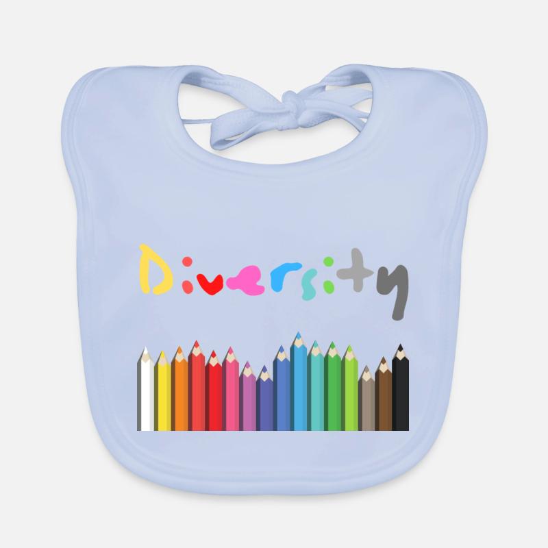 Diversity Geschenk und Geschenkidee Baby Bio-Lätzchen