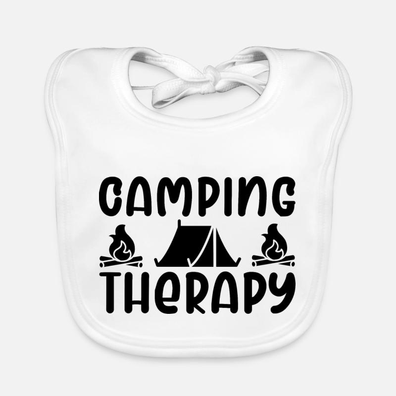 camping therapy Organic Baby Bibs