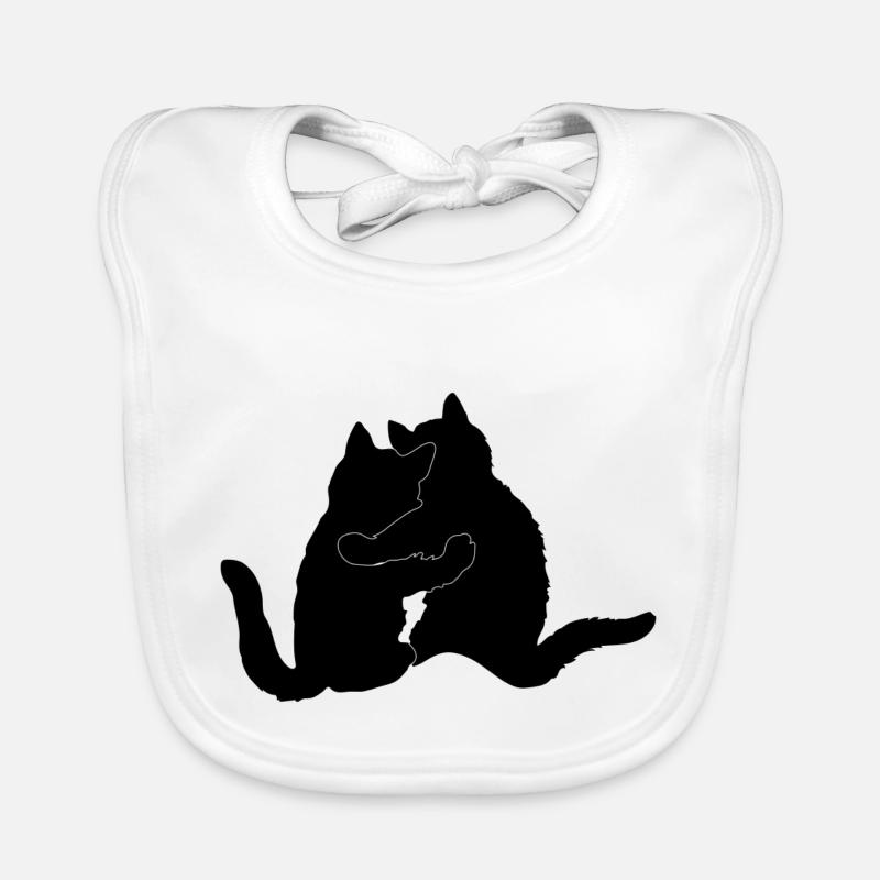 Cat poor in poor Organic Baby Bibs