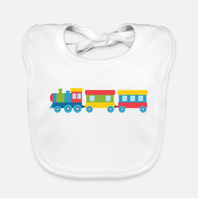 Jouets de chemin de fer Bavoir bio Bébé