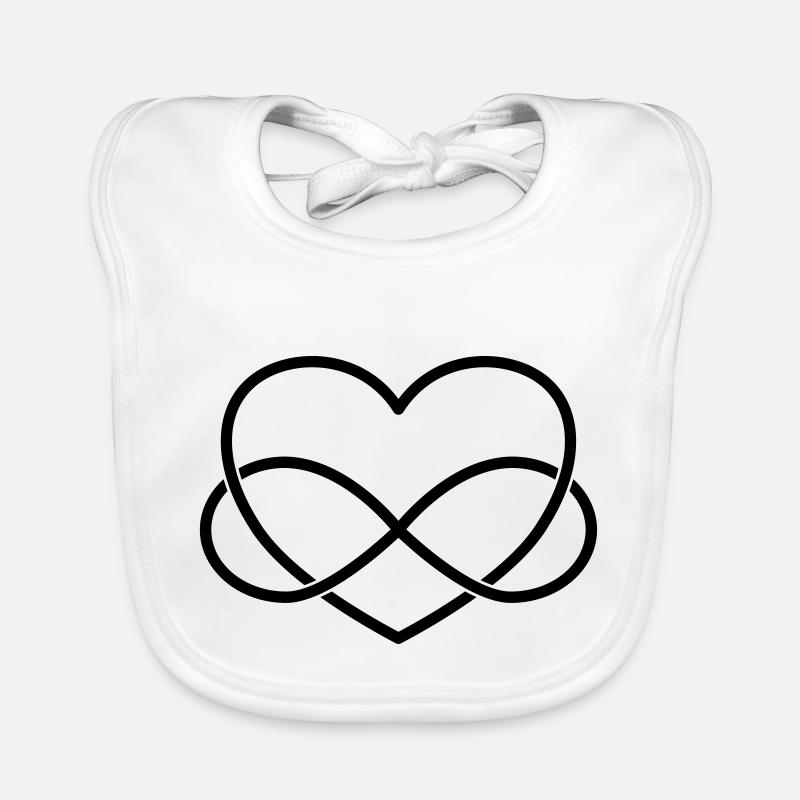 heart Organic Baby Bibs
