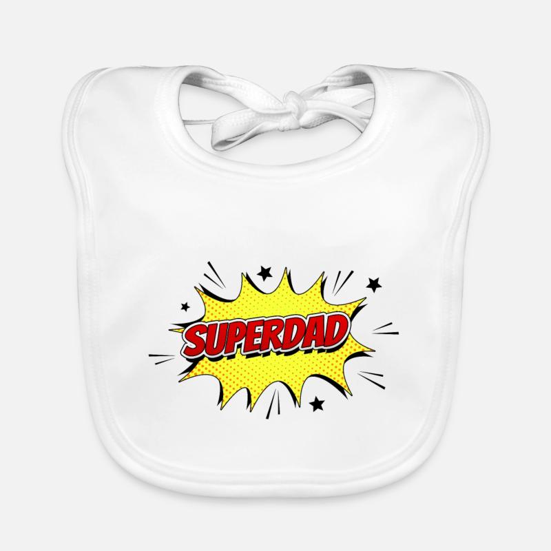 Super Dad Organic Baby Bibs