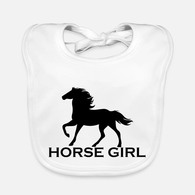 Cheval cheval cheval équitation Bavoir bio Bébé