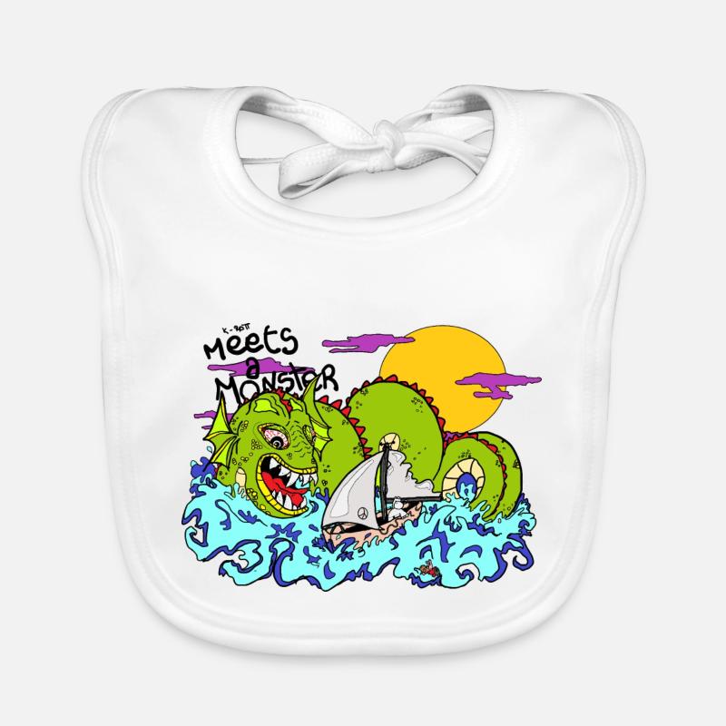 serpent de mer Bavoir bio Bébé