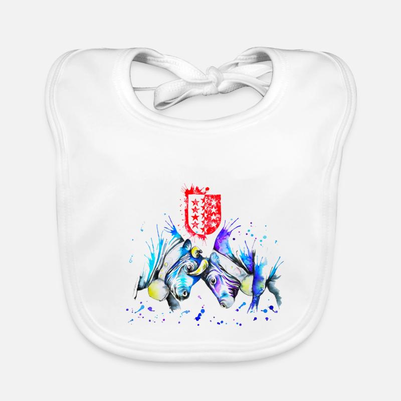 hérens eringer bleue Bavoir bio Bébé