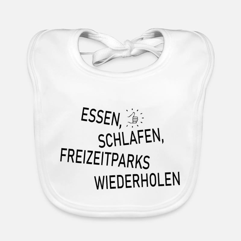 Rollercoaster Achterbahn Baby Bio-Lätzchen