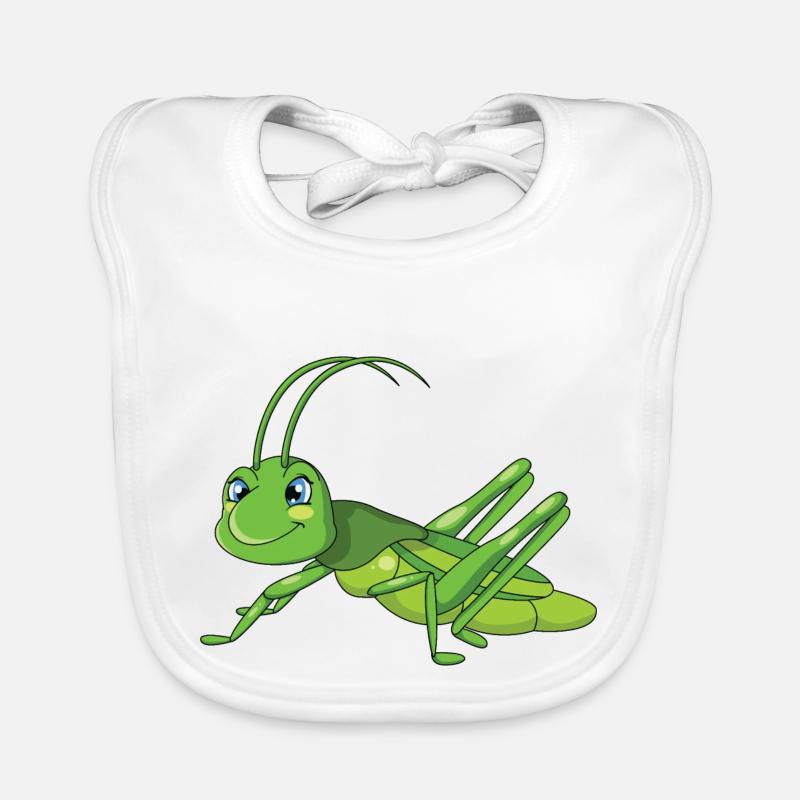 Sauterelle Bavoir bio Bébé