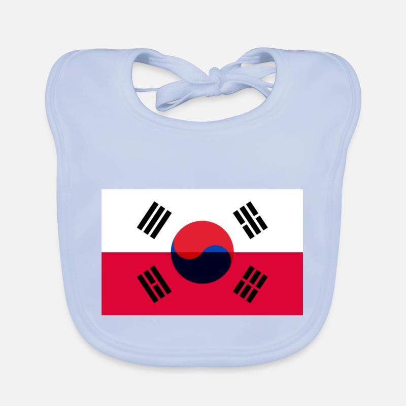 Pologne Corée Bavoir bio Bébé