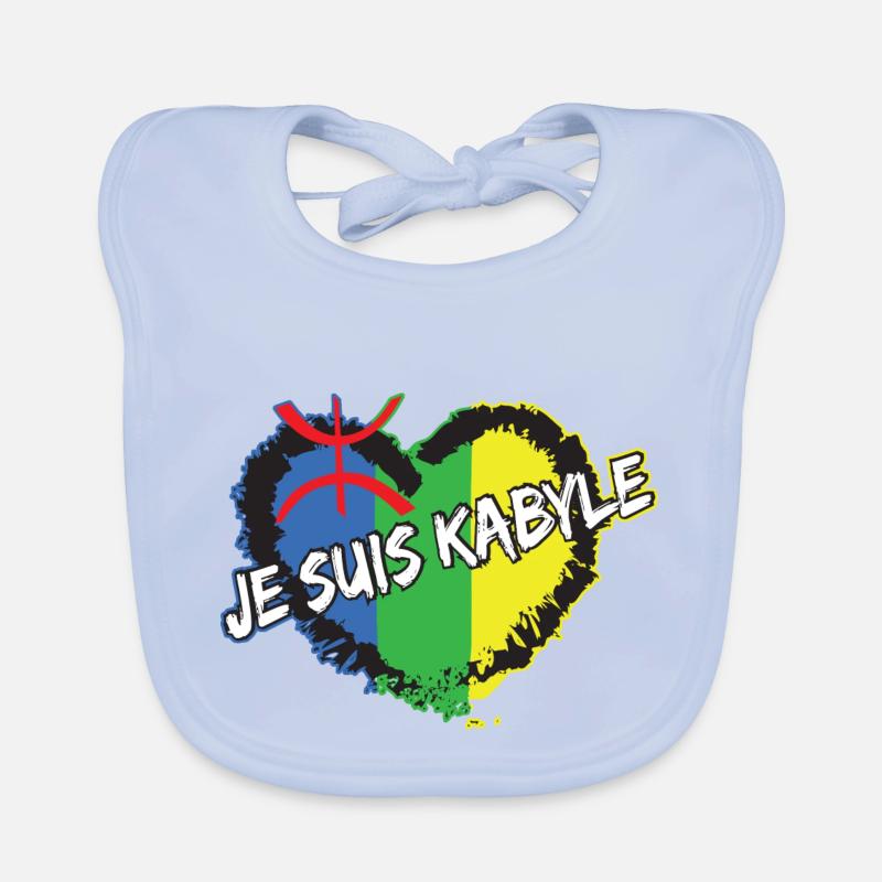 ICH BIN KABYLE Baby Bio-Lätzchen