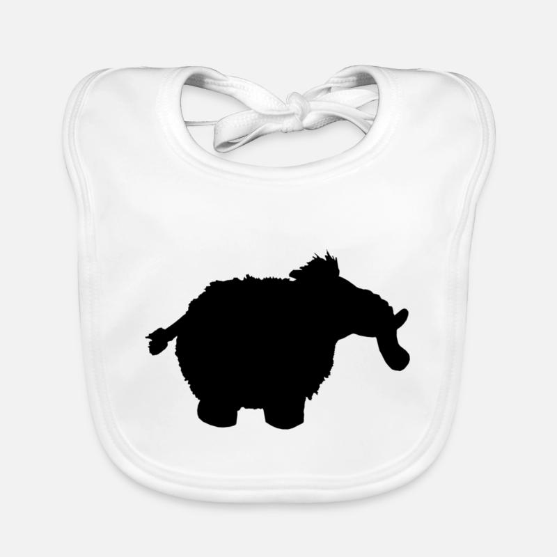 mammoth black Organic Baby Bibs